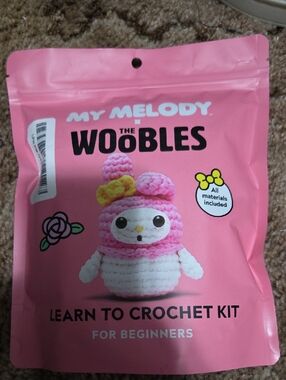 My Melody The Woobles Crochet Kit - Pink